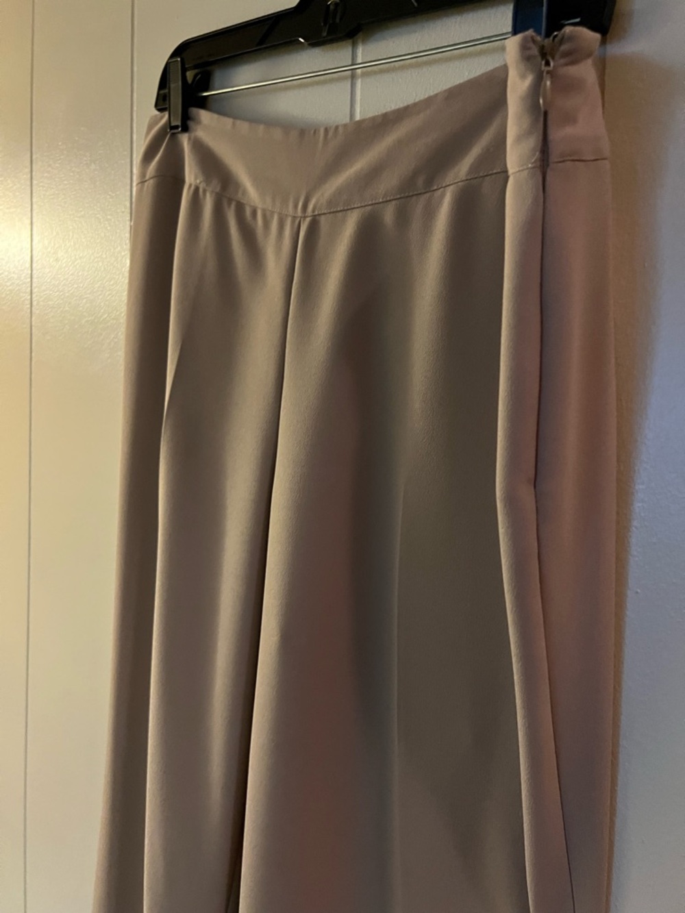 Chaus Taupe Maxi Wide-Leg Pants